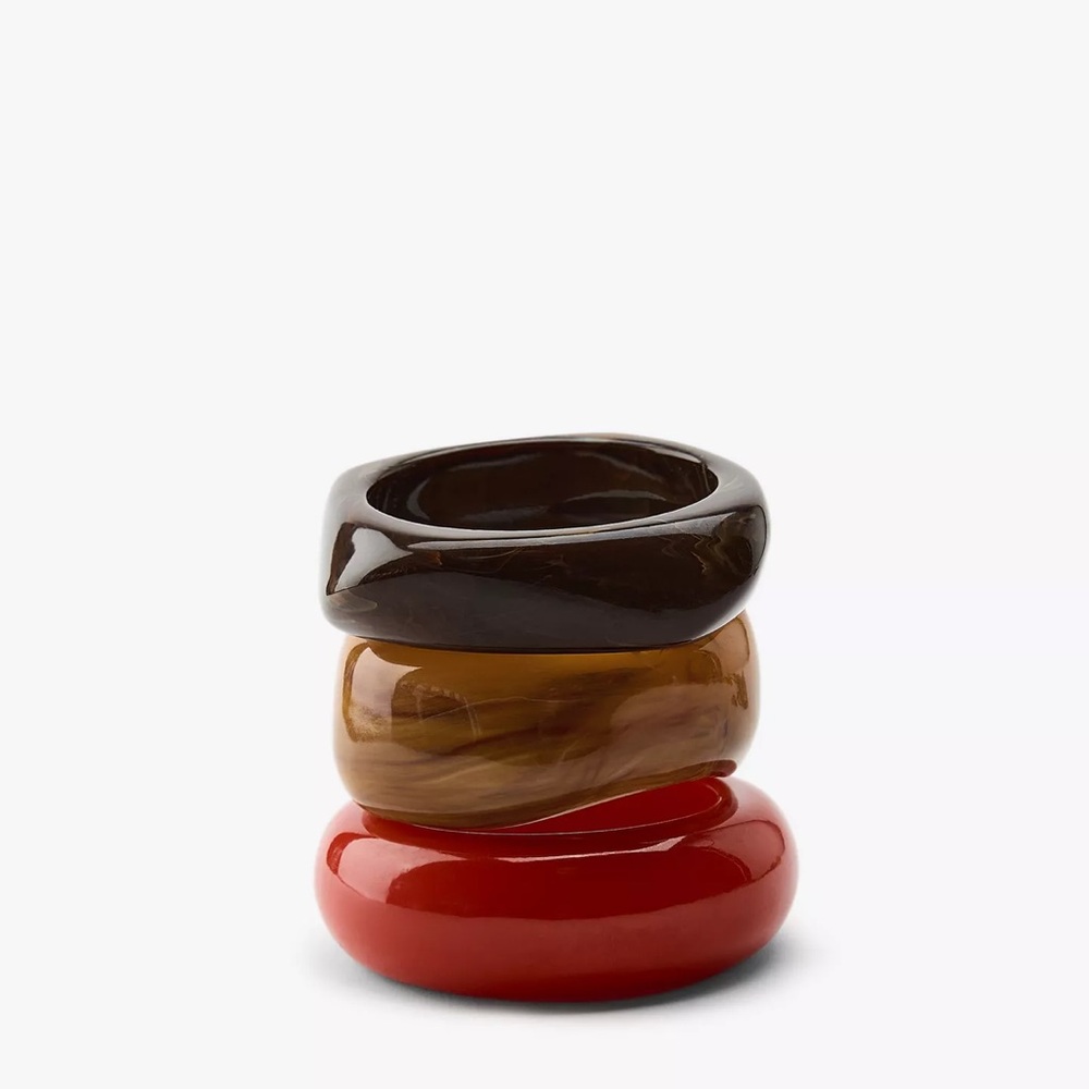 Zara Pack of Resin Bangles Bracelets